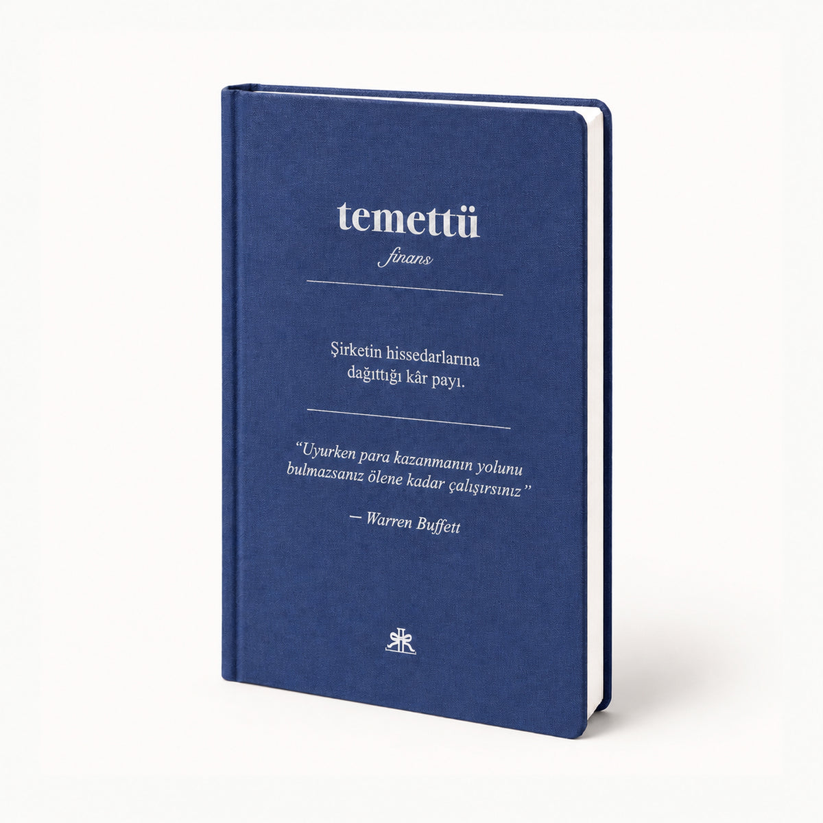 Lacivert Temettü Defter