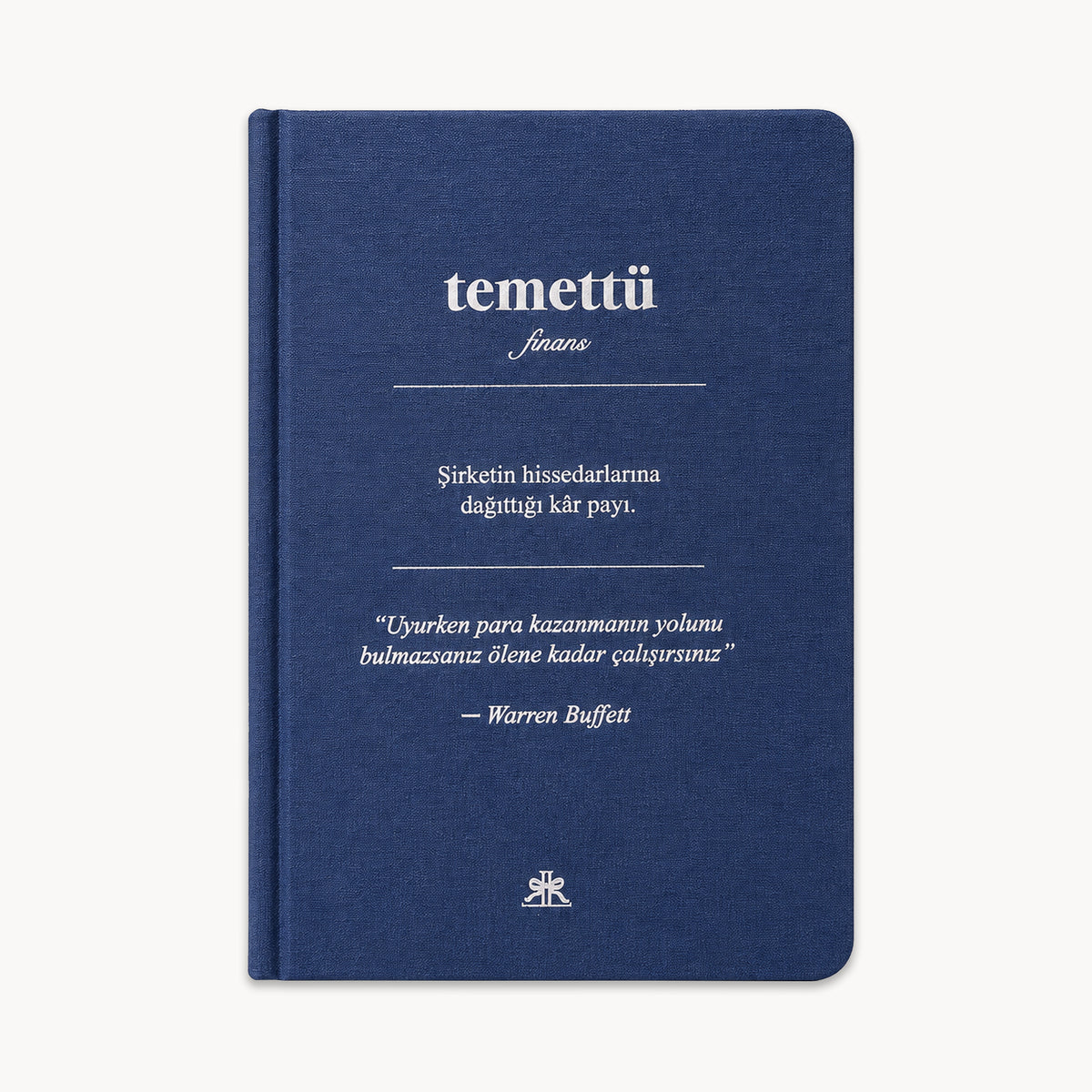 Lacivert Temettü Defter