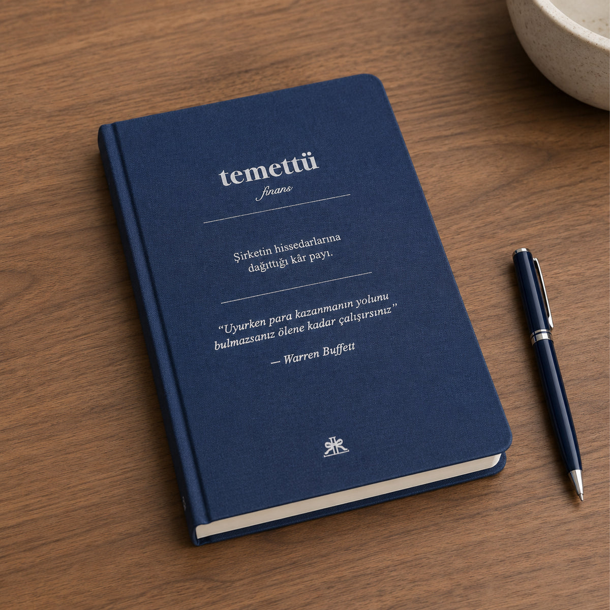 Lacivert Temettü Defter